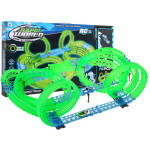 Veľká svietiaca autodráha s 2 autíčkami